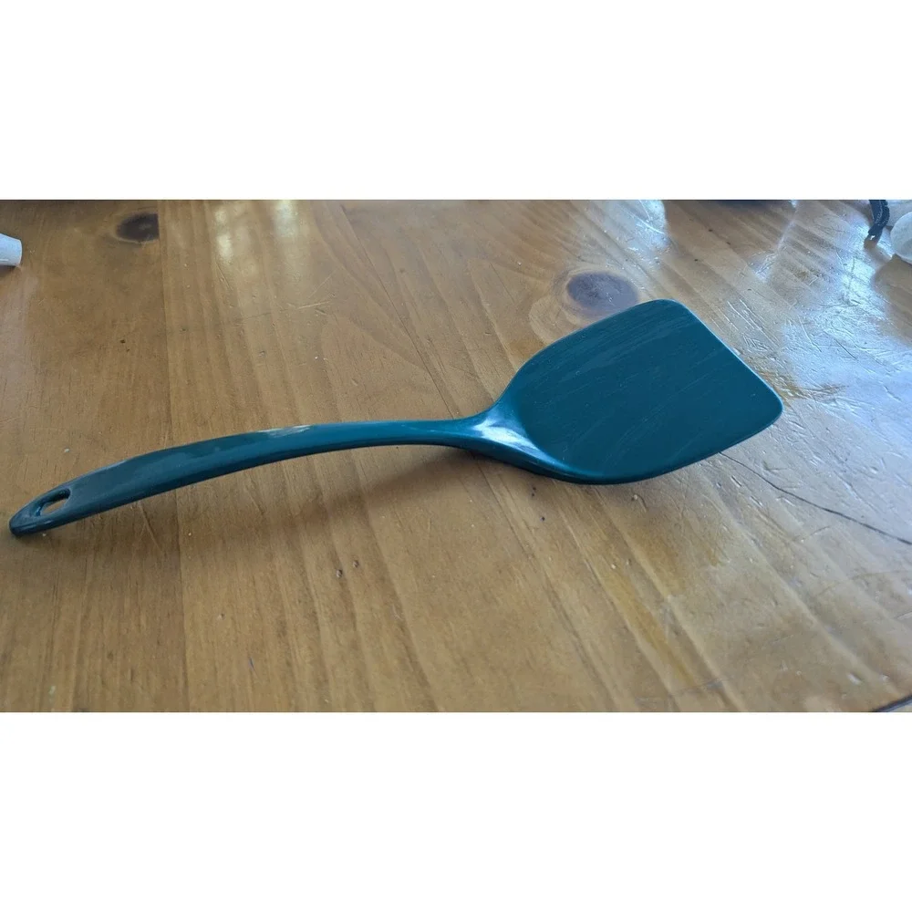 EKCO Vintage Teal Green Nylon Spatula Turner Solid Kitchen Utensil 11.5 Inch